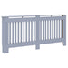 Capac pentru radiator 2 pcs Gri 172 x 19 x 81,5cm Lemn compozit - WALTI WALTI