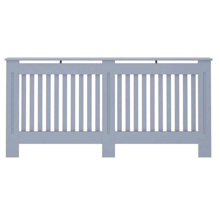 Capac pentru radiator 2 pcs Gri 172 x 19 x 81,5cm Lemn compozit - WALTI WALTI