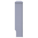 Capac pentru radiator 2 pcs Gri 172 x 19 x 81,5cm Lemn compozit - WALTI WALTI