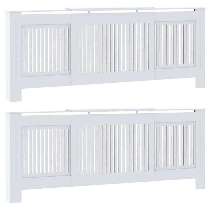 Capac pentru radiator 2 pcs Alb 205 x 20,5 x 81,5cm - WALTI WALTI
