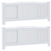 Capac pentru radiator 2 pcs Alb 205 x 20,5 x 81,5cm - WALTI WALTI