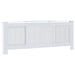 Capac pentru radiator 2 pcs Alb 205 x 20,5 x 81,5cm - WALTI WALTI