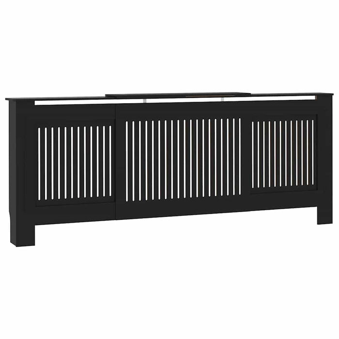 Capac pentru radiator 2 pcs Negru 205 x 20,5 x 81,5cm - WALTI WALTI