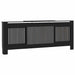 Capac pentru radiator 2 pcs Negru 205 x 20,5 x 81,5cm - WALTI WALTI
