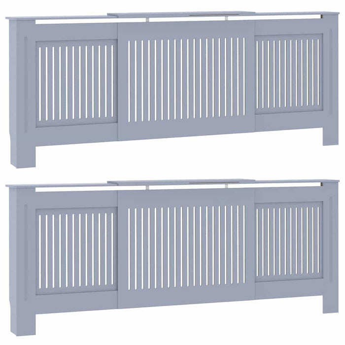 Capac pentru radiator 2 pcs Gri 205 x 20,5 x 81,5cm - WALTI WALTI