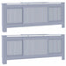 Capac pentru radiator 2 pcs Gri 205 x 20,5 x 81,5cm - WALTI WALTI