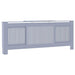 Capac pentru radiator 2 pcs Gri 205 x 20,5 x 81,5cm - WALTI WALTI