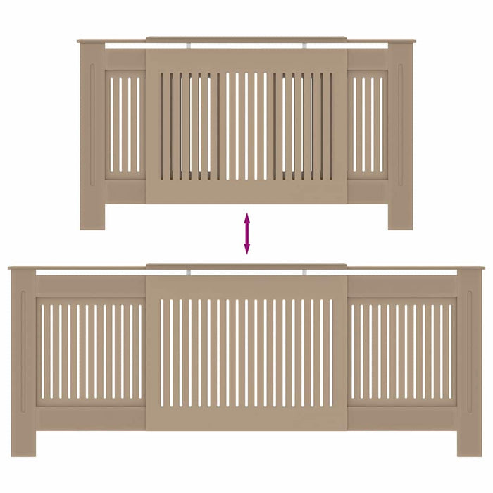 Capac pentru radiator 2 pcs Stejar Sonoma 205 x 20,5 x 81,5cm - WALTI WALTI