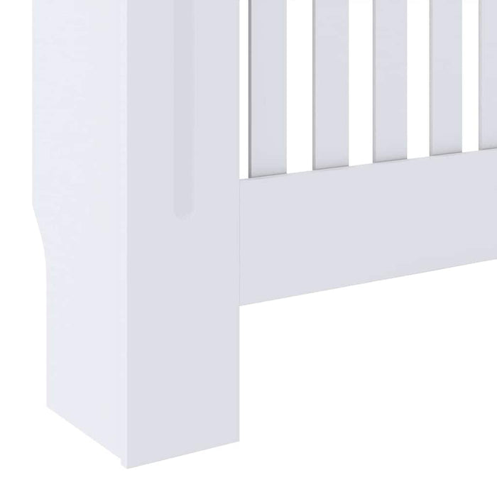 Capac pentru radiator 2 pcs Alb 78 x 19 x 81,5cm Lemn compozit - WALTI WALTI