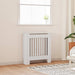 Capac pentru radiator 2 pcs Alb 78 x 19 x 81,5cm Lemn compozit - WALTI WALTI
