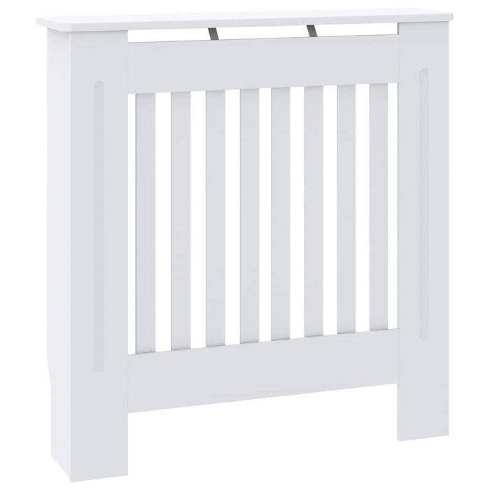 Capac pentru radiator 2 pcs Alb 78 x 19 x 81,5cm Lemn compozit - WALTI WALTI