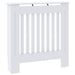 Capac pentru radiator 2 pcs Alb 78 x 19 x 81,5cm Lemn compozit - WALTI WALTI