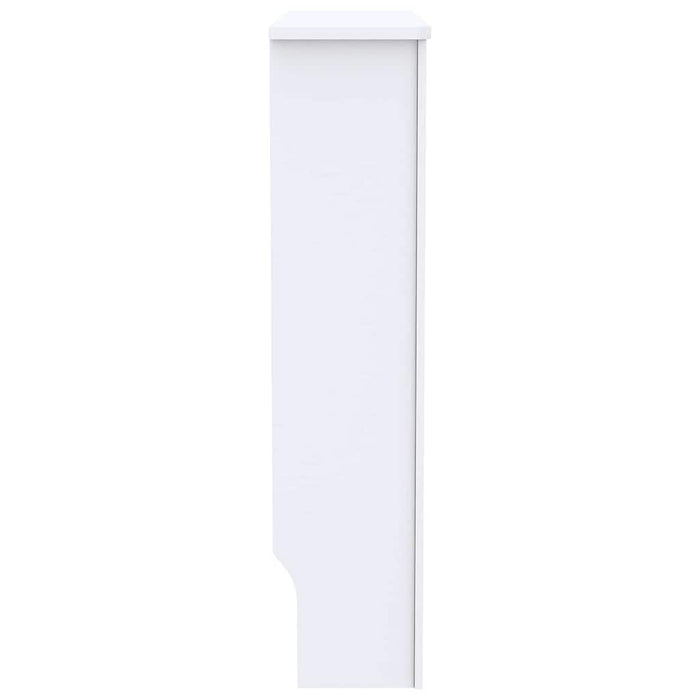 Capac pentru radiator 2 pcs Alb 78 x 19 x 81,5cm Lemn compozit - WALTI WALTI