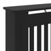 Capac pentru radiator Negru 78 x 19 x 81,5cm Lemn compozit - WALTI WALTI