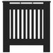 Capac pentru radiator Negru 78 x 19 x 81,5cm Lemn compozit - WALTI WALTI