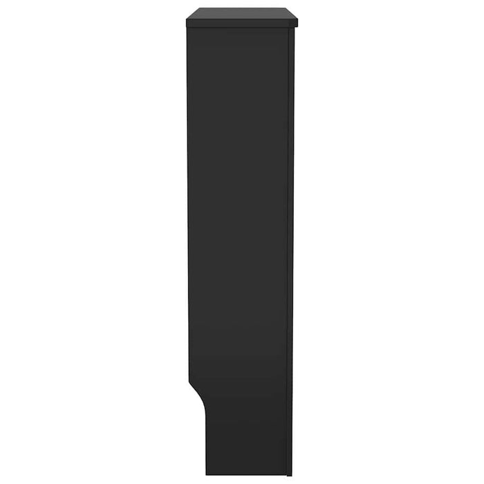 Capac pentru radiator Negru 78 x 19 x 81,5cm Lemn compozit - WALTI WALTI
