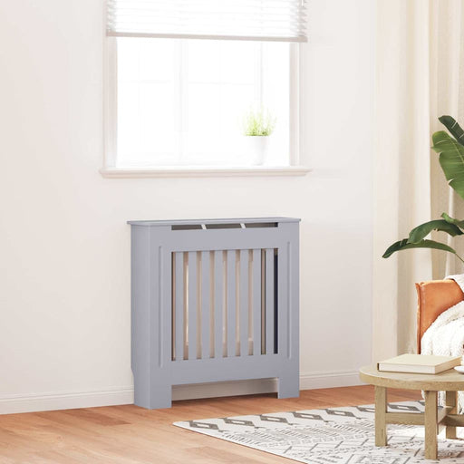 Capac pentru radiator Gri 78 x 19 x 81,5cm Lemn compozit - WALTI WALTI