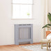 Capac pentru radiator Gri 78 x 19 x 81,5cm Lemn compozit - WALTI WALTI