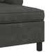 șezlong de relaxare cu pernă Negru 91 x 157 x 91 cm PU antic - WALTI WALTI