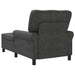 șezlong de relaxare cu pernă Negru 91 x 157 x 91 cm PU antic - WALTI WALTI