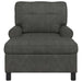 șezlong de relaxare cu pernă Negru 91 x 157 x 91 cm PU antic - WALTI WALTI