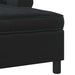 șezlong de relaxare cu pernă Negru 91 x 157 x 91 cm Catifea - WALTI WALTI