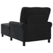 șezlong de relaxare cu pernă Negru 91 x 157 x 91 cm Catifea - WALTI WALTI