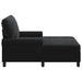 șezlong de relaxare cu pernă Negru 91 x 157 x 91 cm Catifea - WALTI WALTI