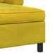 șezlong de relaxare cu pernă Galben 91 x 157 x 91 cm Catifea - WALTI WALTI