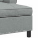șezlong de relaxare Gri deschis 91 x 157 x 91 cm țesătură - WALTI WALTI