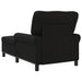 șezlong de relaxare cu pernă Negru 91 x 157 x 91 cm țesătură - WALTI WALTI