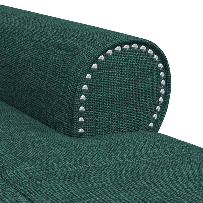 șezlong de relaxare Verde închis 91 x 157 x 91 cm țesătură - WALTI WALTI