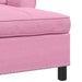 șezlong de relaxare cu pernă Roz 91 x 157 x 91 cm țesătură - WALTI WALTI