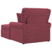Chaise Lounge cu fustă Roșu Vin 91 x 157 x 91 cm țesătură - WALTI WALTI