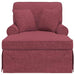 Chaise Lounge cu fustă Roșu Vin 91 x 157 x 91 cm țesătură - WALTI WALTI