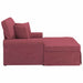 Chaise Lounge cu fustă Roșu Vin 91 x 157 x 91 cm țesătură - WALTI WALTI