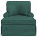 Chaise Lounge cu fustă Verde închis 91 x 157 x 91 cm țesătură - WALTI WALTI