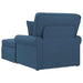 Chaise Lounge cu fustă albastru 91 x 157 x 91 cm țesătură - WALTI WALTI