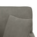 Chaise Lounge cu fustă 3 pcs Gri deschis Țesătură din corduroy - WALTI WALTI