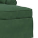 Chaise Lounge cu fustă 3 pcs Verde Junglă Țesătură din corduroy - WALTI WALTI