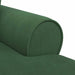 Chaise Lounge cu fustă 3 pcs Verde Junglă Țesătură din corduroy - WALTI WALTI