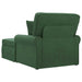 Chaise Lounge cu fustă 3 pcs Verde Junglă Țesătură din corduroy - WALTI WALTI