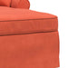 Chaise Lounge cu fustă cu pernă cu pernă 3 pcs Roșu portocalie - WALTI WALTI