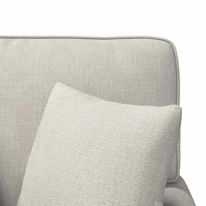 Chaise Lounge cu fustă cu pernă Crem 157 x 91 x 91 cm ARES WALTI