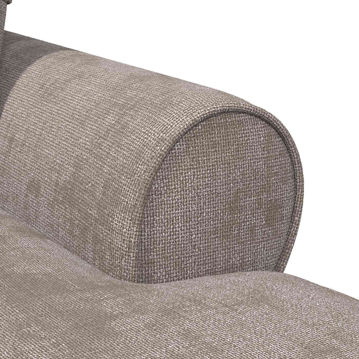 Chaise Lounge cu fustă cu pernă Nisipiu 157 x 91 x 91 cm ARES WALTI