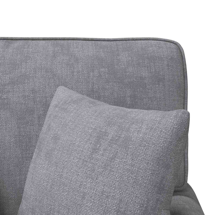 Chaise Lounge cu fustă Gri deschis 157 x 91 x 91 cm ARES WALTI