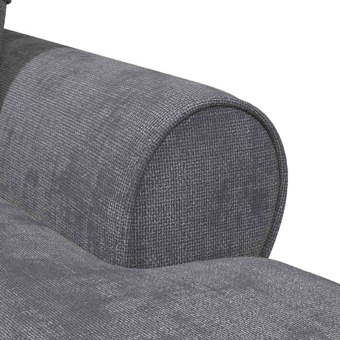 Chaise Lounge cu fustă Gri închis 157 x 91 x 91 cm ARES WALTI