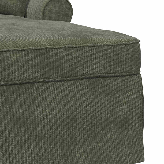 Chaise Lounge cu fustă cu pernă Verde 157 x 91 x 91 cm ARES WALTI