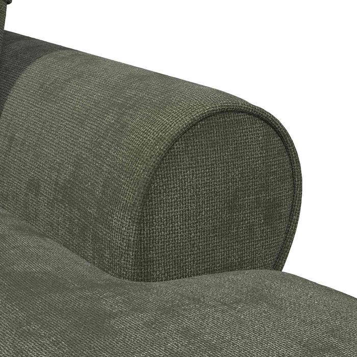 Chaise Lounge cu fustă cu pernă Verde 157 x 91 x 91 cm ARES WALTI