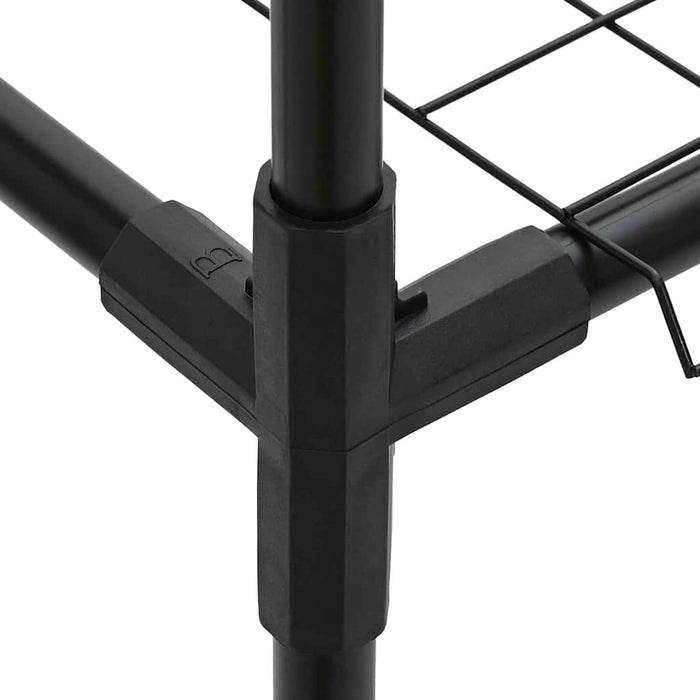 Stand pentru plante cu 3 niveluri Negru 100 x 32 x 102 cm Oțel - WALTI WALTI